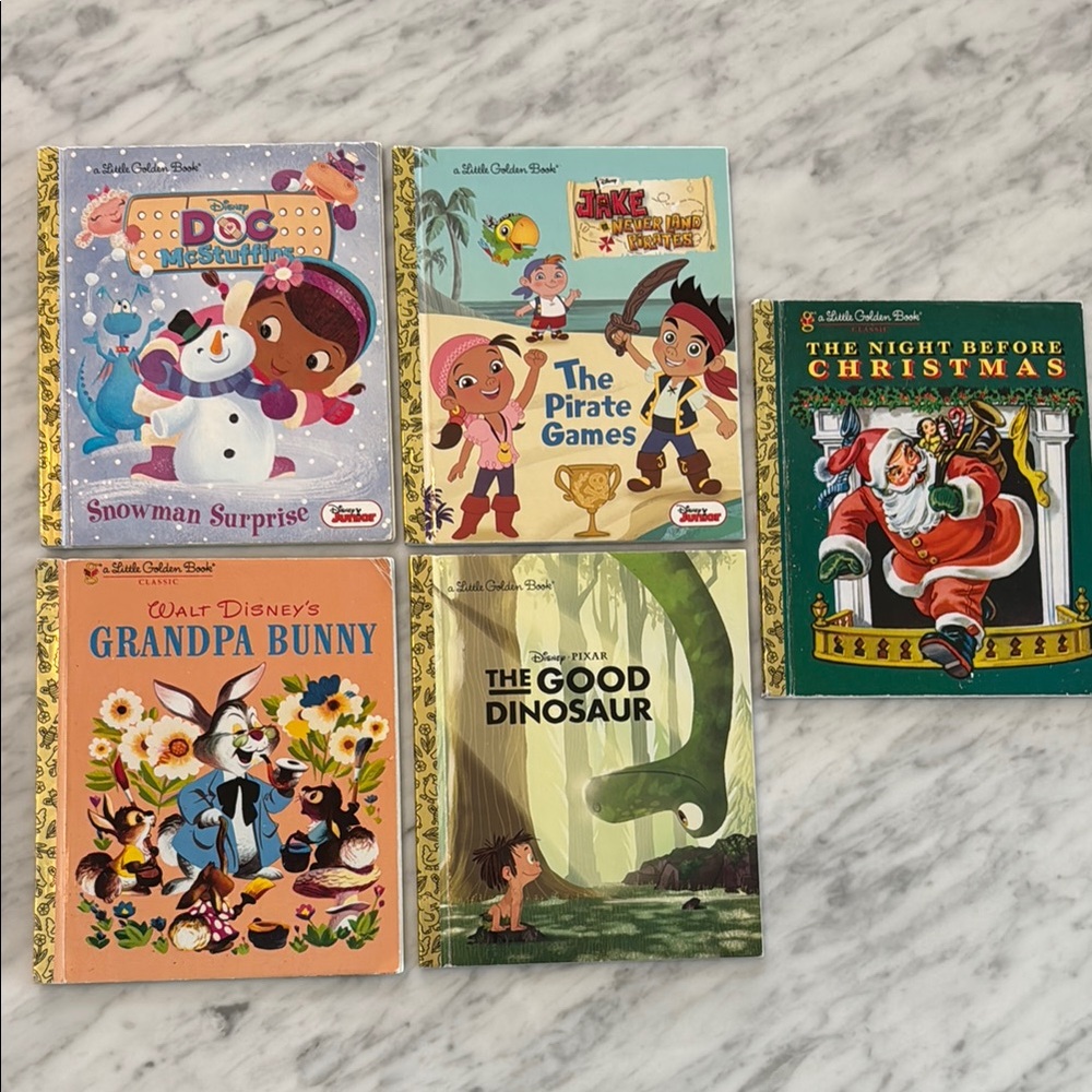 Little Golden Books Set of 5
